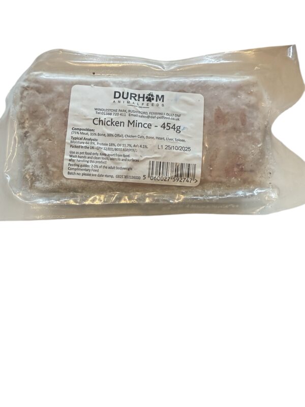 Durham chicken mince x15